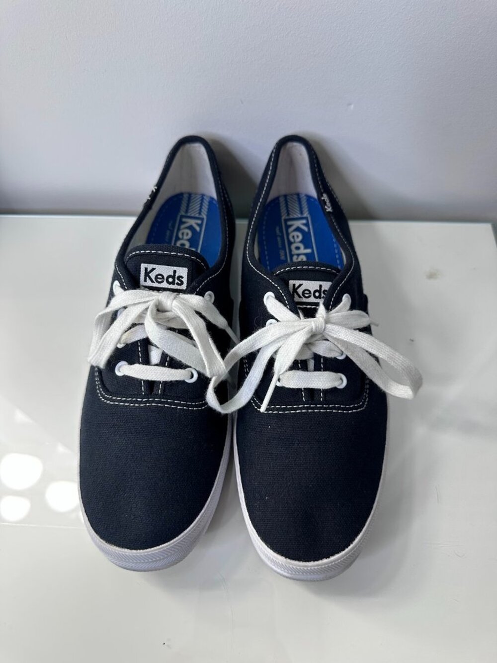 Keds Champion Originals Black Canvas Lace-Up - Woman's